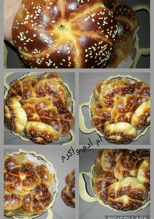 صورة لوصفة بريوش بحبة بيض فقط 🥚خفيف كما لقطن