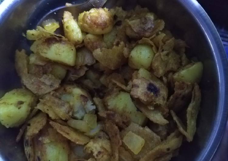 Recipe of Perfect Chapati aaloo fry