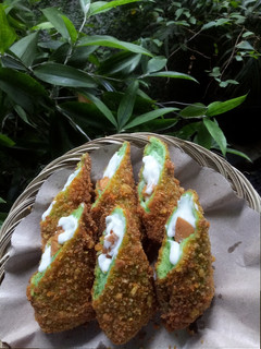 Foto resep Roti goreng isi mayo dan sosis