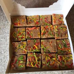 A picture of Biscoff fudge.