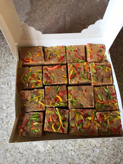 A picture of Biscoff fudge.