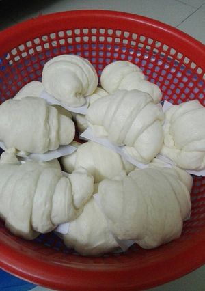 Hình của món Bánh bao sữa tươi.