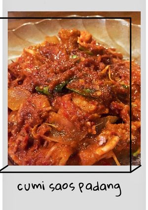 Foto resep Cumi saos padang