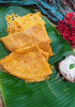 A picture of Spicy Neer Dosa.