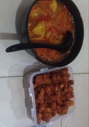 Foto resep Udang Saus Asam Manis