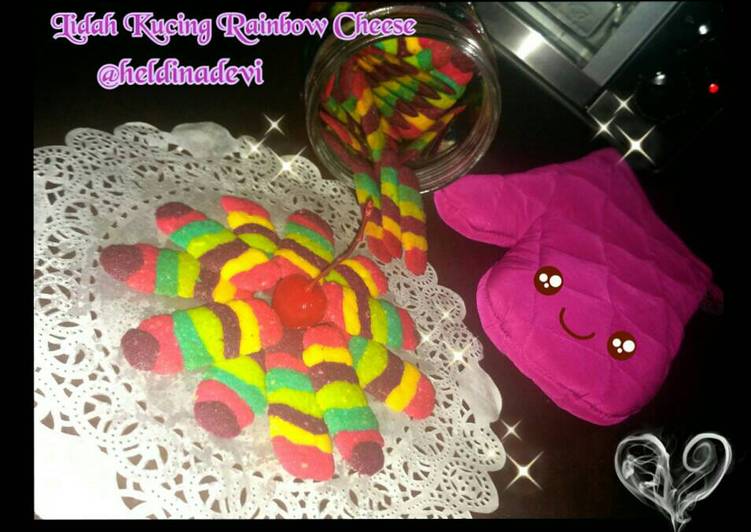 Cara termudah untuk Musim Gugur Makan di DimeLidah Kucing Rainbow Cheese 🌈