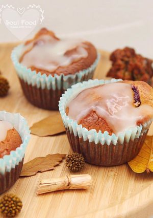 Foto de Muffins de Amêndoa com Mirtilos