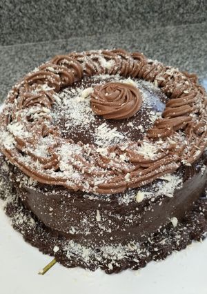 Una foto de Crema de chocolate y dulce de leche
