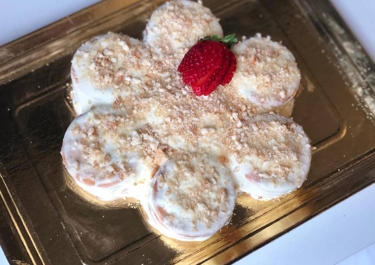 Tarta flor de galletas y lim贸n 馃尰馃崑