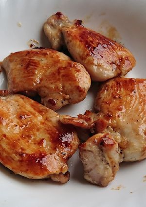Hình của món Lườn gà tẩm mật ong.