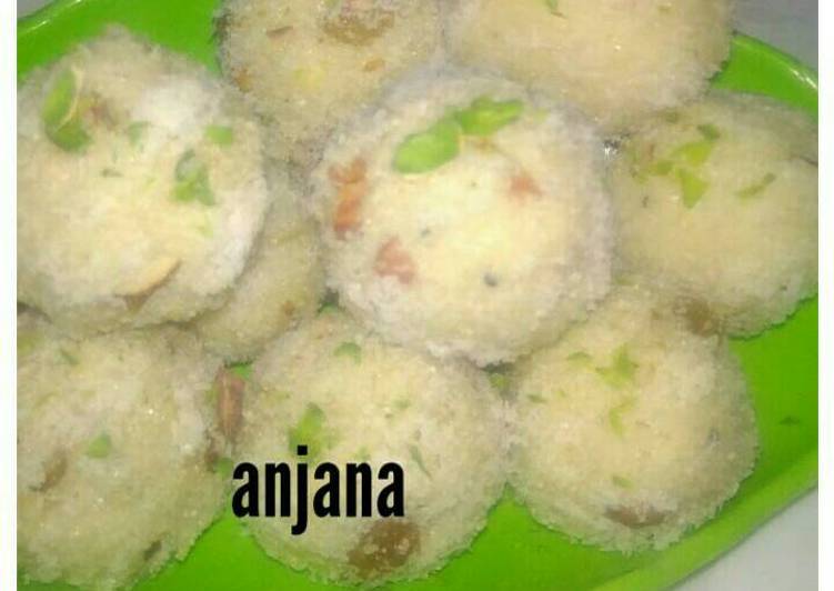 Simple Way to Make Super Quick Homemade Rava /suji laddu