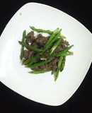 Bắp Bò Xào Măng Tây