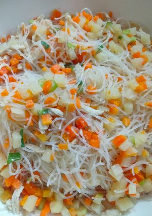 Foto resep (654) Bihun Kentang wortel (isian pastel)