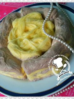عکسی از دستور پشمک قالبی رز دو رنگ آتنا
