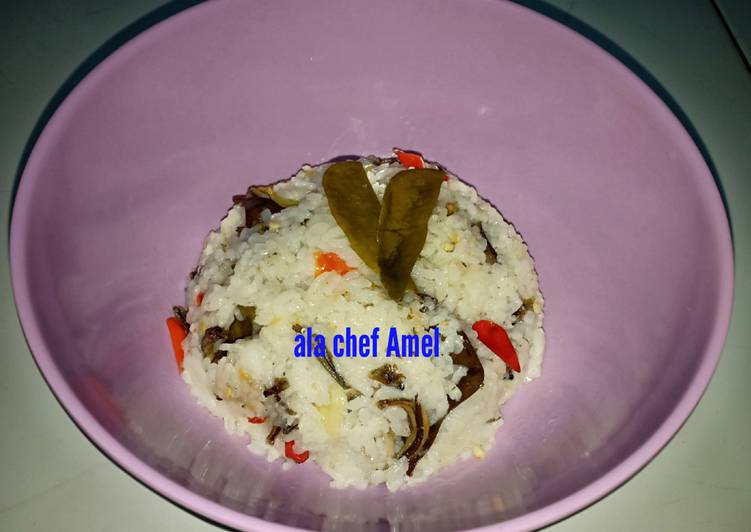 Nasi liwet teri