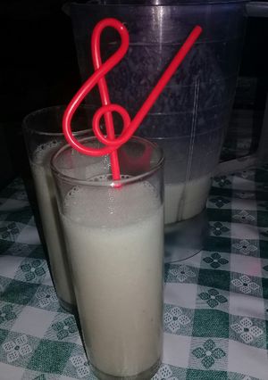 Una foto de Licuado de banana muy fácil