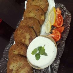 A picture of Shami kabab.