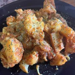 A picture of Spiced potatoes & cauliflower.