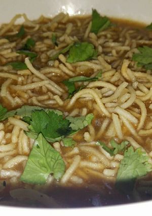 A picture of Manchow soup.