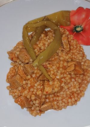 Tarhonyás hús 🐖🌯🥘 recept fotója