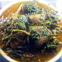 A picture of Zion Afang Soup.