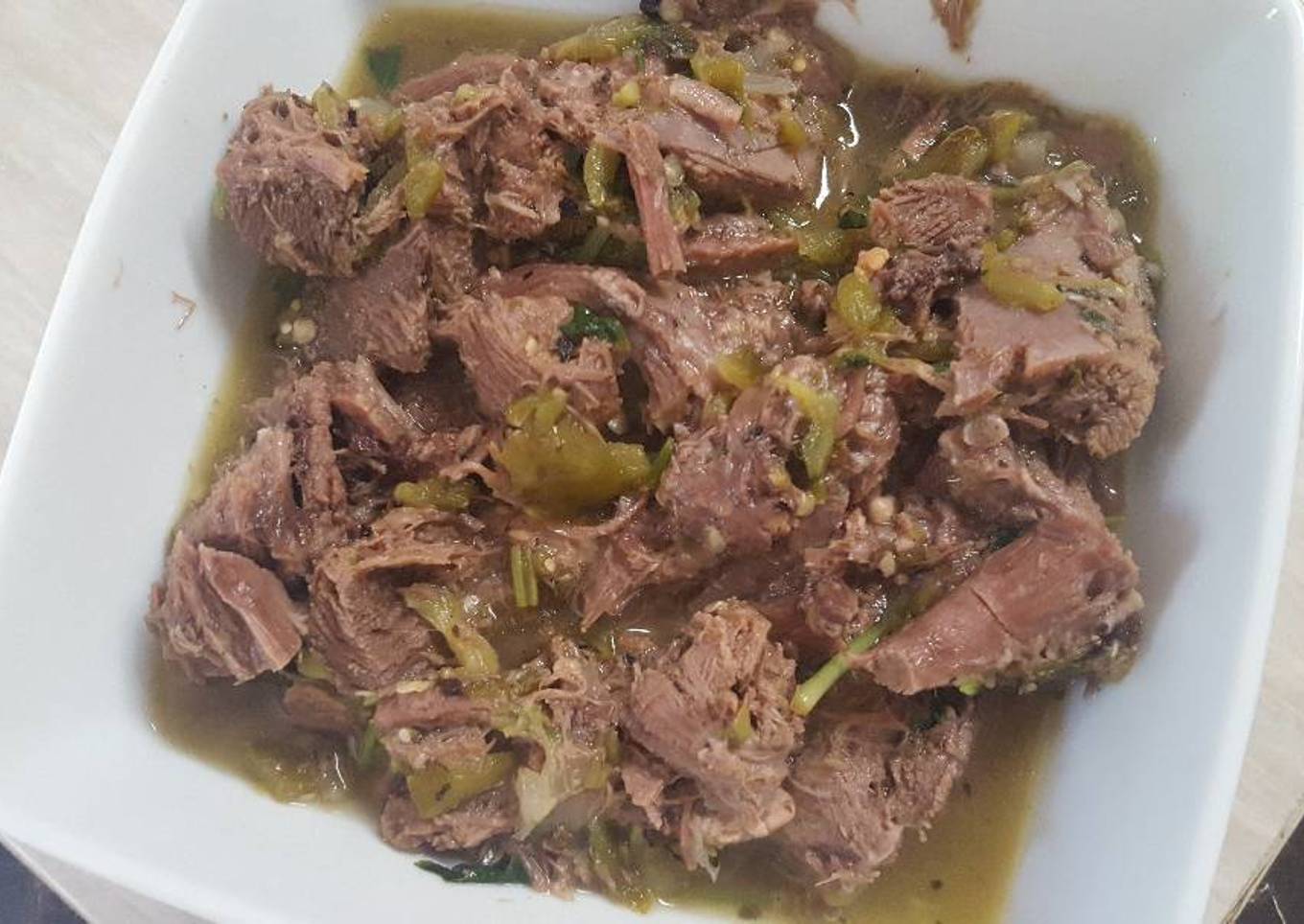 Lengua en Salsa Verde