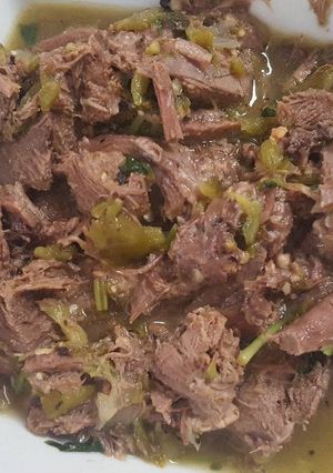 Una foto de Lengua en Salsa Verde