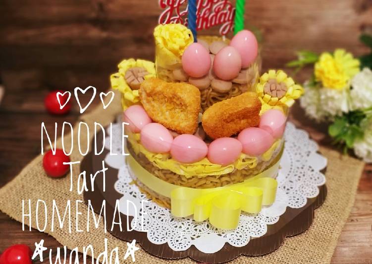 Noodle Tart a.k.a Tart Mie  Ulang Tahun / noodle cake