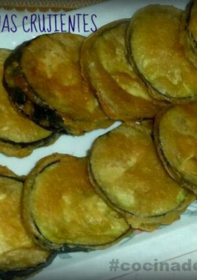Una foto de Berenjenas crujientes fritas