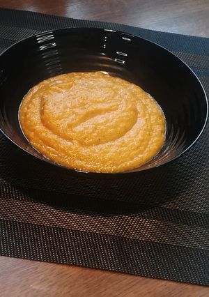 Zdjęcie przepisu Orzechowy krem z batata.