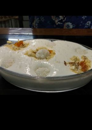 A picture of Rafaello pudding.