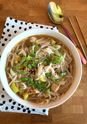 Une photo de ☆Soupe de Nouilles de Riz au Poulet☆