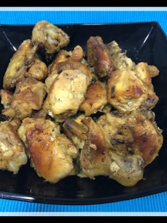 Una foto de Pollo al ajillo en crock-pot