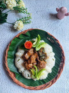 Foto resep Rendang Nasi Daun Jeruk