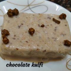 A picture of Chocolate kulfi.