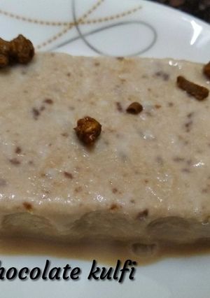 A picture of Chocolate kulfi.