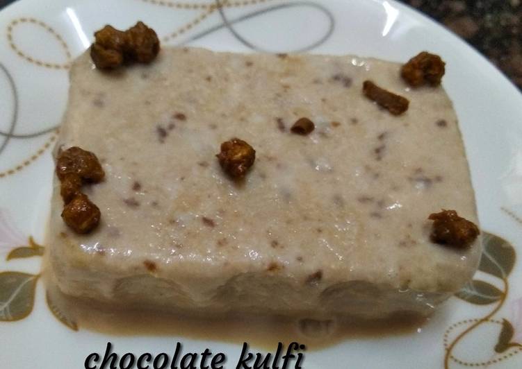 Recipe of Homemade Chocolate kulfi