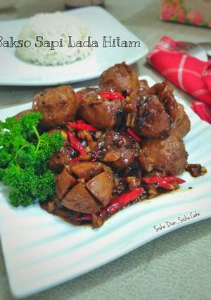 Foto resep Bakso sapi lada hitam