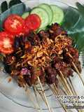 Sate Koyor Daging Sapi Sambal Kacang