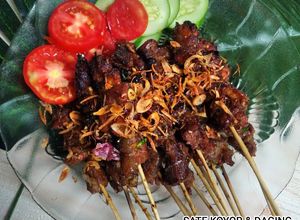 Foto resep Sate Koyor Daging Sapi Sambal Kacang