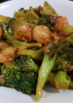 Foto resep Brokoli udang garlic sauce
