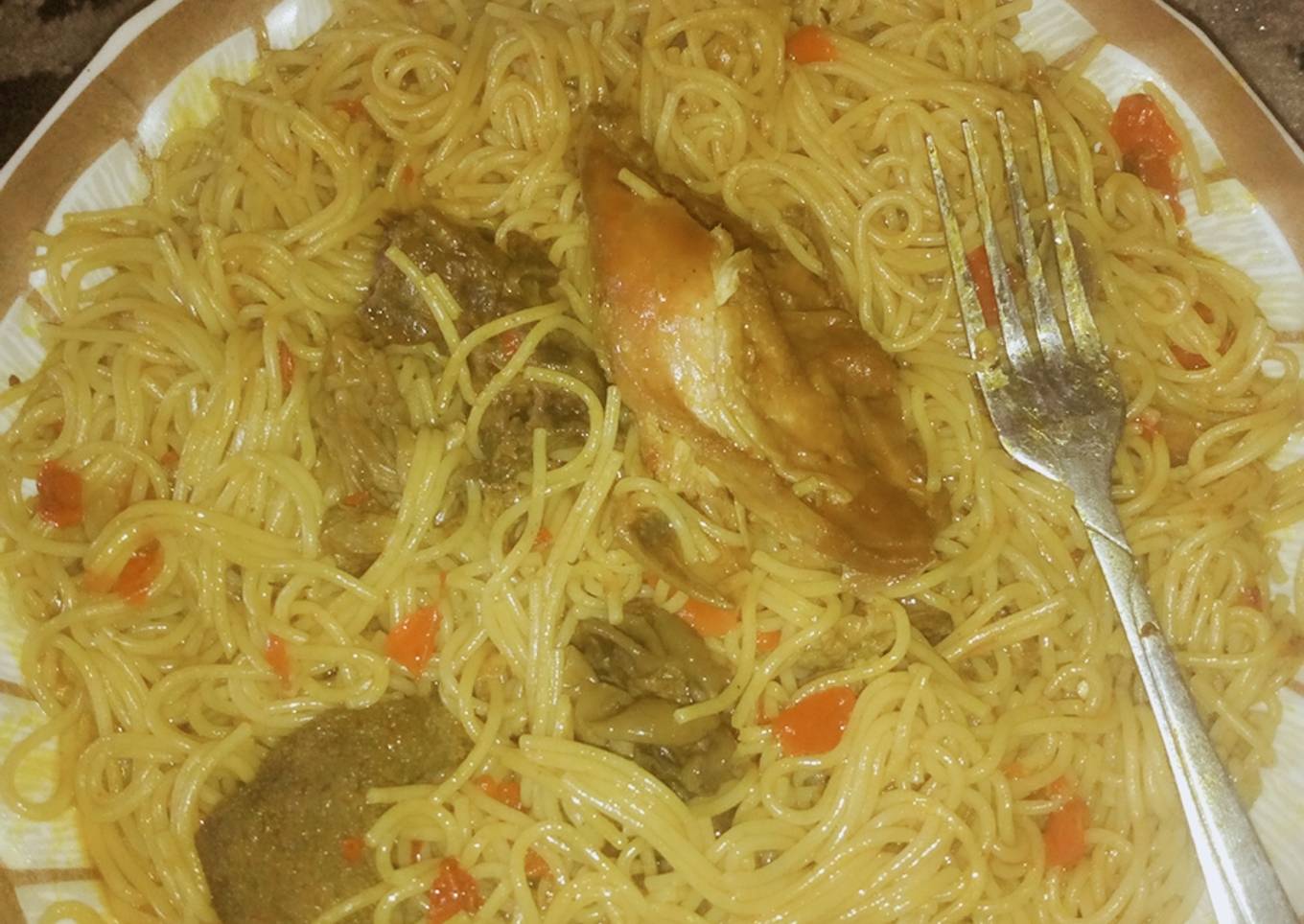 Spaghetti jollof