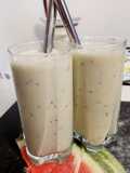 Smoothie cu banane, kiwi și înghețată