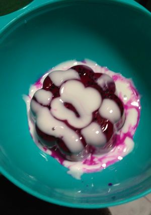 Foto resep MPASI 8M+ Puding Buah Naga Yogurt