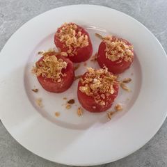 A picture of Watermelon with Fried Dried Shrimp.