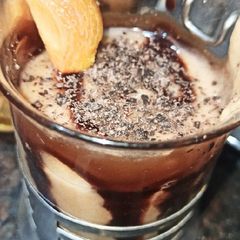 A picture of Choco Chikoo shake.