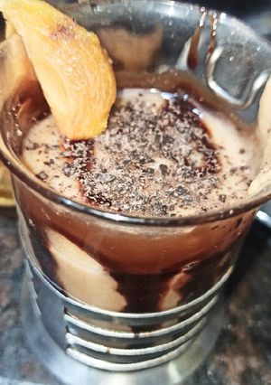 A picture of Choco Chikoo shake.