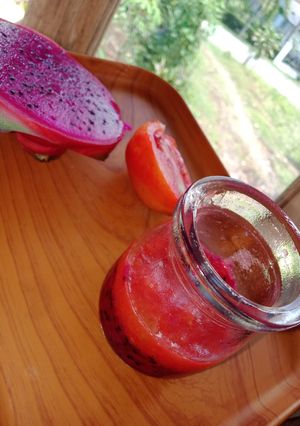 Foto resep Jus Mix Naga, Wortel, dan Tomat