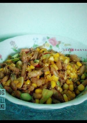 Foto resep Jagung Cumi Pete bumbu Teriyaki