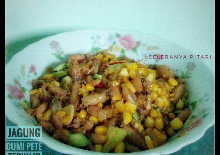 Jagung Cumi Pete bumbu Teriyaki